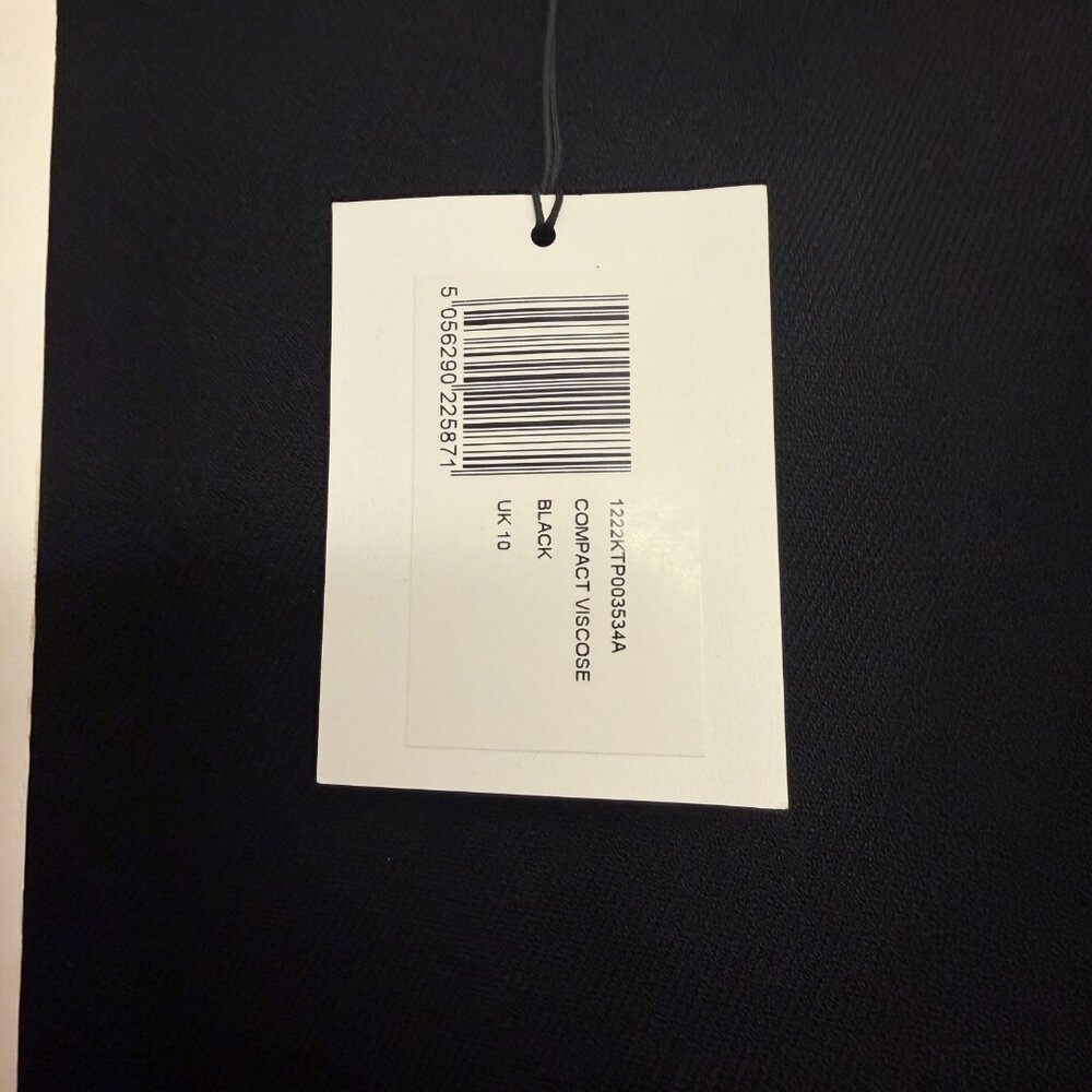 NWT Victoria Beckham VB Body One Shoulder Top Black Size UK 10 (US 6) -MSRP $540 - Picture 5 of 5